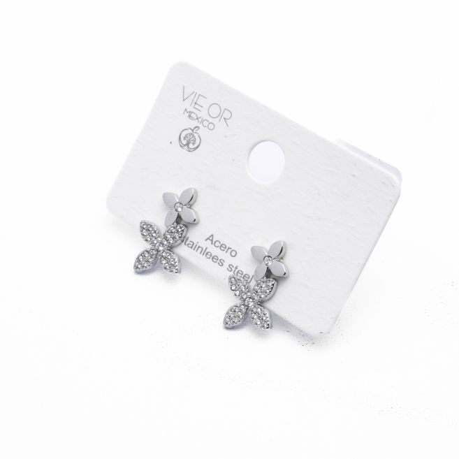 ARETES ZO13447E Plateado Acero Inoxidable -G32