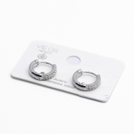 ARETES ZO10541E/9MM/250 Plateado Acero Inoxidable -F22