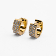 ARETES ZO10536E/9MM/300 Dorado Acero Inoxidable -F23