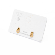 ARETES ZO1930E Plateado Acero Inoxidable -F44