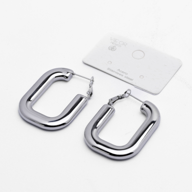 ARETES ZO12918E Plateado Acero Inoxidable -F58