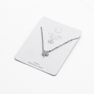 COLLAR ZO4982N Plateado Acero Inoxidable -2D31