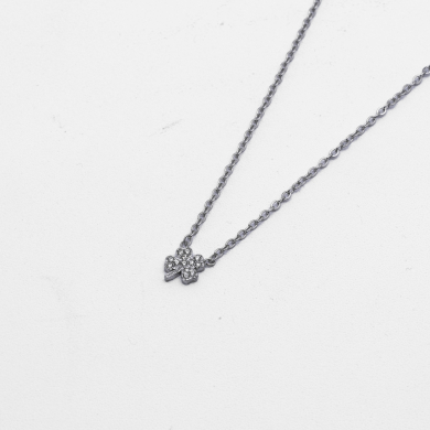 COLLAR ZO4982N Plateado Acero Inoxidable -2D31