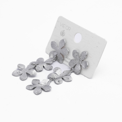 ARETES ZO13887E Plateado Acero Inoxidable -G43