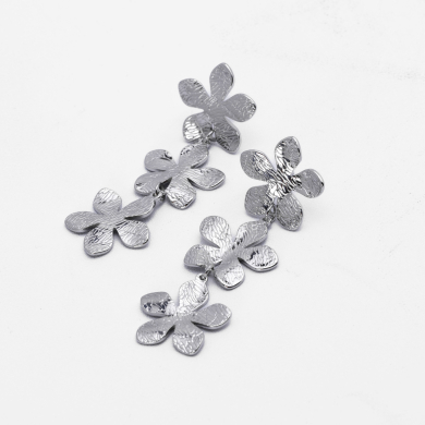 ARETES ZO13887E Plateado Acero Inoxidable -G43