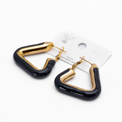 ARETES ZO13250E Dorado Negro Acero Inoxidable -F34