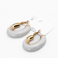 ARETES ZO13252E Dorado Blanco Acero Inoxidable -F35