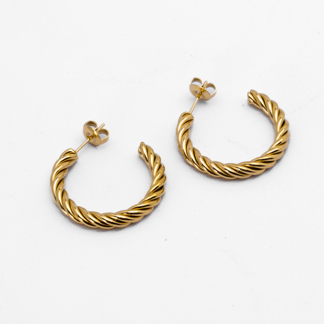 ARETES ZO5267E Dorado Acero Inoxidable -F410