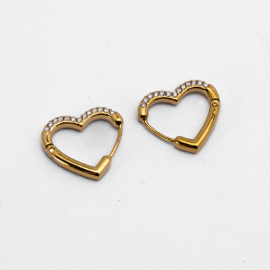 ARETES ZO13762E/18MM Dorado Acero Inoxidable -F32