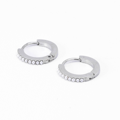 ARETES ZO9309E/180 Plateado Acero Inoxidable -F22