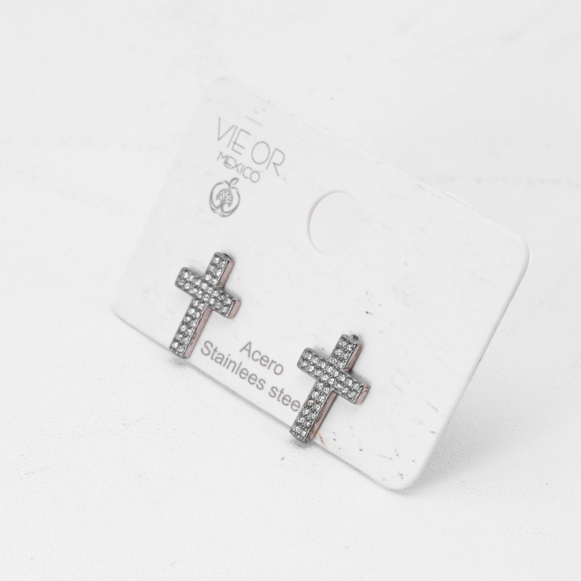 ARETES ZO14023E Plateado Acero Inoxidable -G32