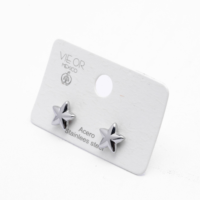 ARETES ZO13290E Plateado Acero Inoxidable -G33