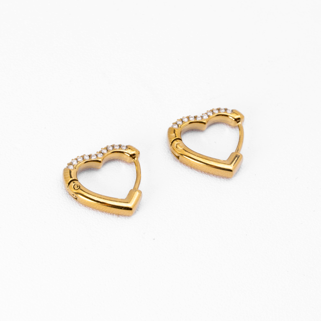 ARETES ZO13761E/15MM Dorado Acero Inoxidable -F32