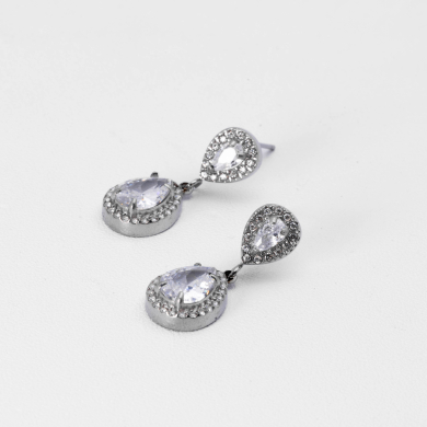 ARETES ZO13963E Dorado Blanco Acero Inoxidable -G35