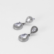 ARETES ZO13963E Dorado Blanco Acero Inoxidable -G35