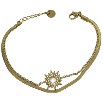 PULSERA ZO13855B PLATEADO Acero Inoxidable 2B36