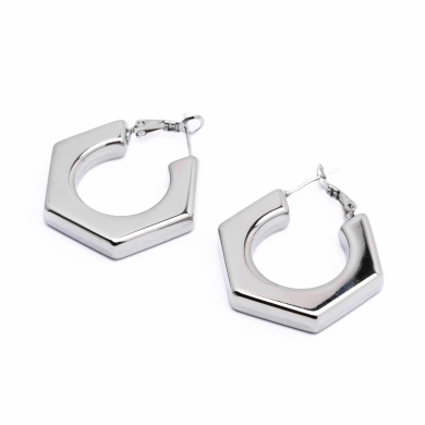 ARETES ZO12941E Plateado Acero Inoxidable -F39