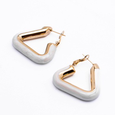ARETES ZO13250E Dorado PERLA Acero Inoxidable -F34