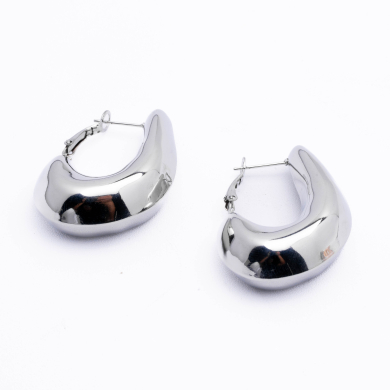 ARETES ZO12916E Plateado Acero Inoxidable -F59