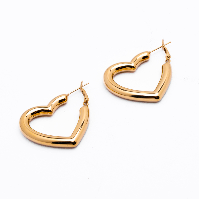 ARETES ZO12943E/30MM Dorado Acero Inoxidable -F48