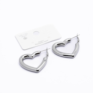 ARETES ZO12943E/30MM Plateado Acero Inoxidable -F48