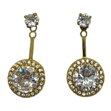 ARETES ZO13601E PLATEADO Acero Inoxidable G21