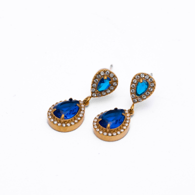 ARETES ZO13963E Dorado Azul Acero Inoxidable -G35