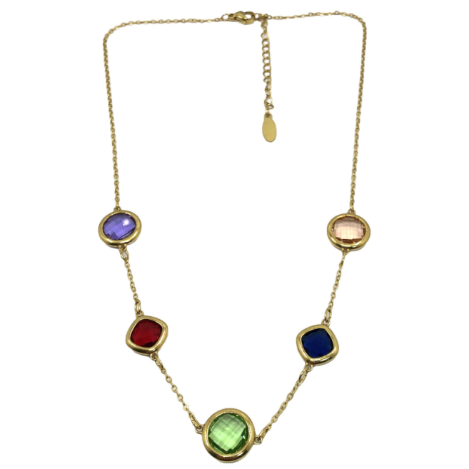 COLLAR ZO13493N PLATEADO Acero Inoxidable E14