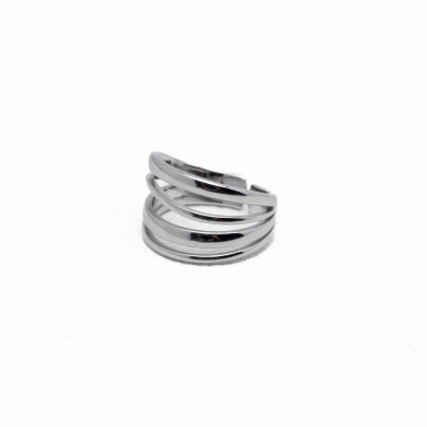 ANILLO ZO14305R Plateado Acero Inoxidable A36 A36