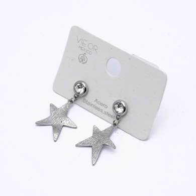 ARETES ZO13351E Plateado Acero Inoxidable -G22