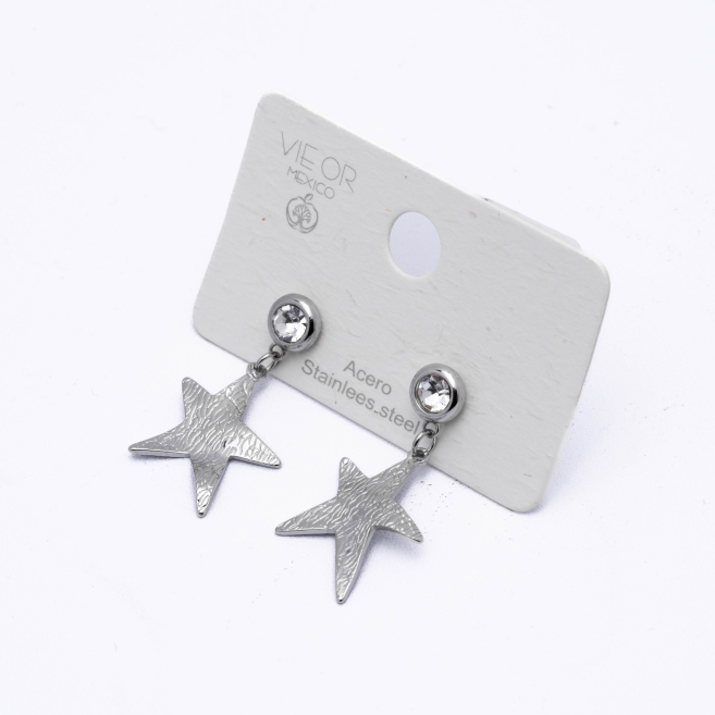 ARETES ZO13351E Plateado Acero Inoxidable -G22