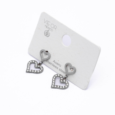 ARETES ZO13434E Plateado Acero Inoxidable -G32