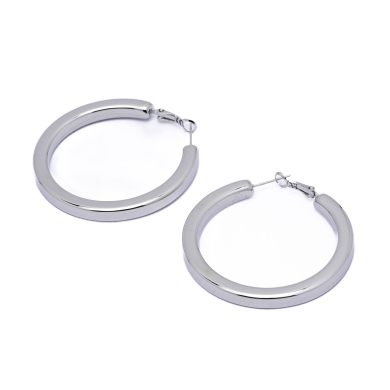 ARETES ZO12945E Plateado Acero Inoxidable -F59