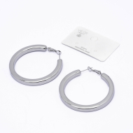 ARETES ZO12945E Plateado Acero Inoxidable -F59