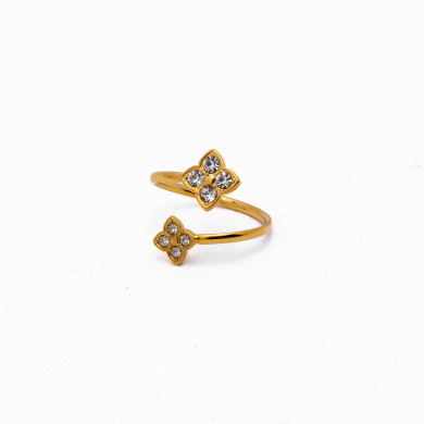 ANILLO ZO13672R Dorado Acero Inoxidable -A42