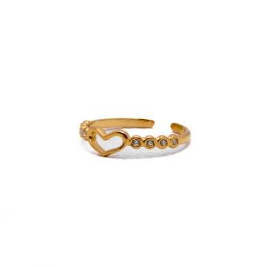 ANILLO ZO14307R Dorado Acero Inoxidable -2A22
