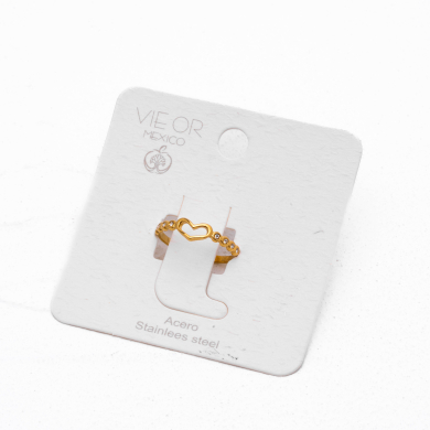 ANILLO ZO14307R Dorado Acero Inoxidable -2A22