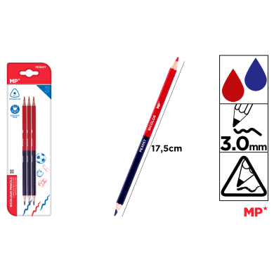 LAPICES BICOLOR FINO TRIANGULAR - F21