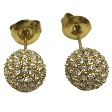 ARETES ZO12910E/10MM DORADO Acero Inxidable F52