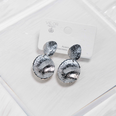 ARETES ZO12686E250 Plateado Acero Inoxidable -G28 G28