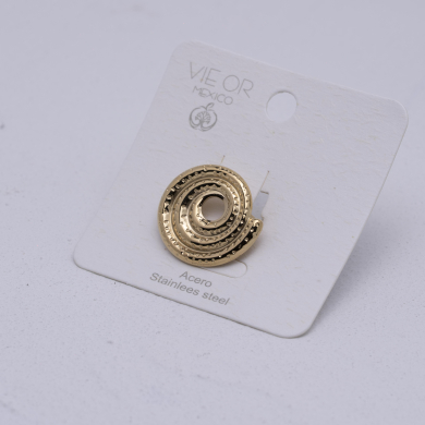 ANILLO ZO10000R150 Dorado Acero Inoxidable A47 A47