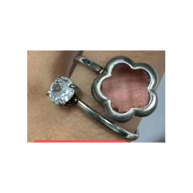 ANILLO ZO14521R/10MM DORADO MORADO Acero Inxidable A29