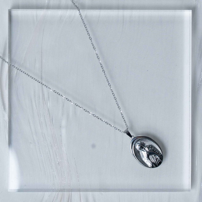 COLLAR ZO9842N Plateado Acero Inoxidable -2D32 2D32