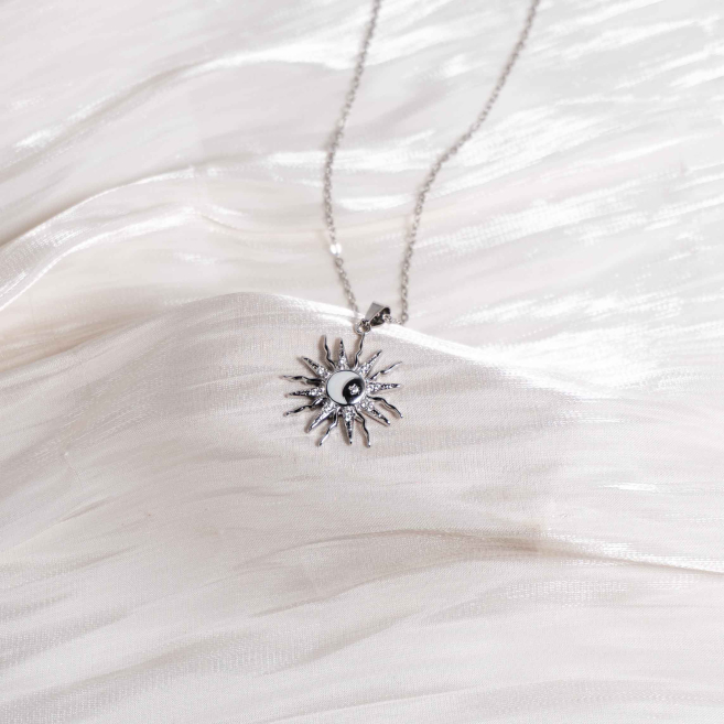 COLLAR ACERO ZO11765N Plateado -E22 2D31