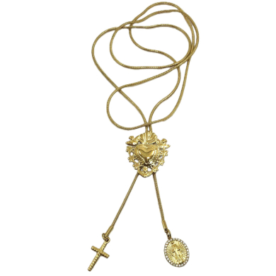 COLLAR ZO13005N DORADO Acero Inxidable 2D26