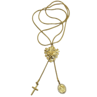 COLLAR ZO13005N DORADO Acero Inxidable 2D26