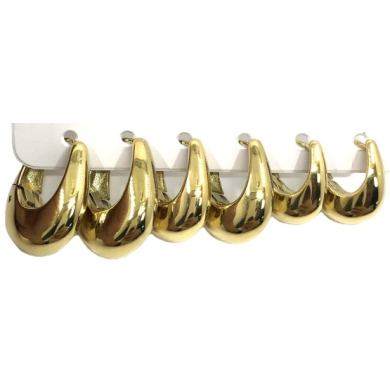 ARETES ZO12755E DORADO Acero Inxidable F46