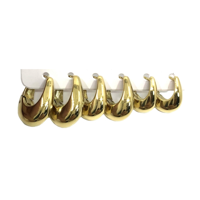 ARETES ZO12755E DORADO Acero Inxidable F46