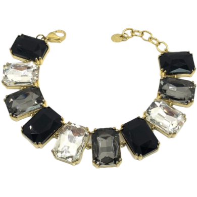 PULSERA ZO13542B DORADO BLANCO Acero Inxidable 2C24