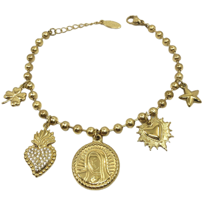 PULSERA ZO13321B DORADO Acero Inxidable 2C44